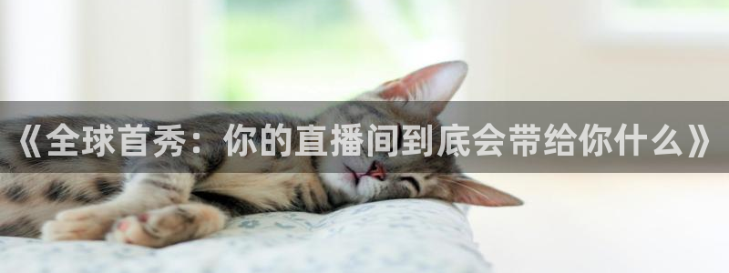 bbin视讯体育用品：《全球首秀：你的直播间到底会带给你什么》